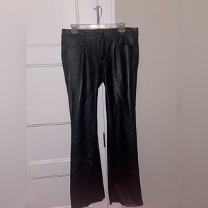 PAIGE Sunset Leather Pants